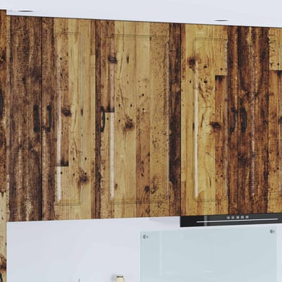 vidaXL - Vaatwasserpaneel - Kalmar - Oudhout - 50 - x - 31 - x - 100 - cm - Bewerkt - hout