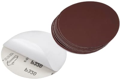 Zelfklevende Schuurdiscs 15 cm Diameter, Korrel 320 - Ideaal voor Houtbewerking en Metaalbewerking, Verpakking van 10 Stuks
