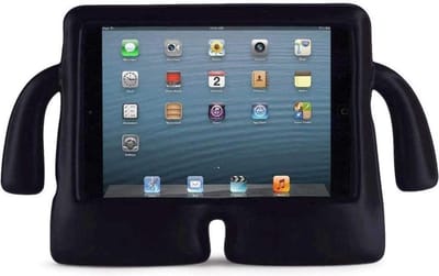 Tablethoes Geschikt voor: iPad Mini 1 / Mini 2 / Mini 3 Kids Proof Cover Kinderhoes Hoes voor Kinderen - zwart