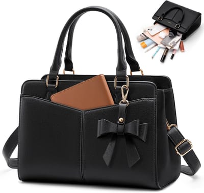 Dames Handtas - Leren Tas - Dagelijks Gebruik - Waterafstotend & Verstelbaar - 31x14x22 cm