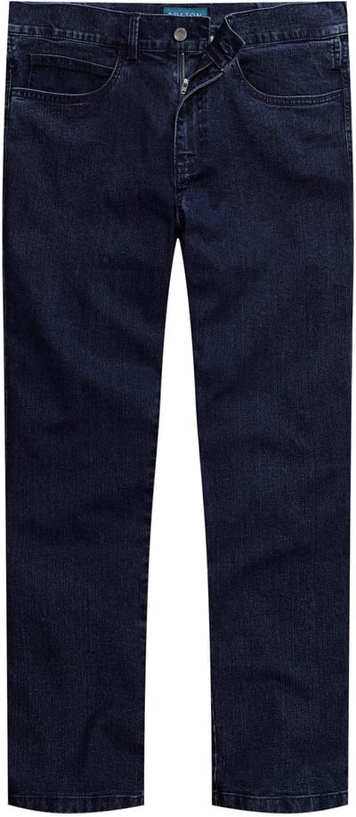 Boston Park - Heren - Jeans traveller-band 5-pocket regular fit - Donkerblauw denim - Maat 56