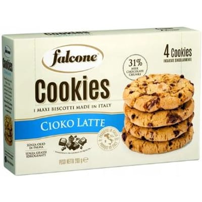Shortbread koekjes met melkchocolade Falcone Cookies Cioko Latte 200g