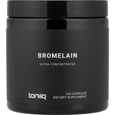 Toniiq, Bromélaïne, 120 Gélules (500 mg par capsule)