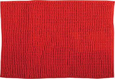 MSV Badmat - CHENILLE - Badkamermat - Microvezel - Rood