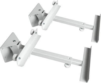 Luidspreker Muurbeugels - Box Houders - Home Cinema - Kantelbaar Draaibaar - Tot 30 cm - Wit