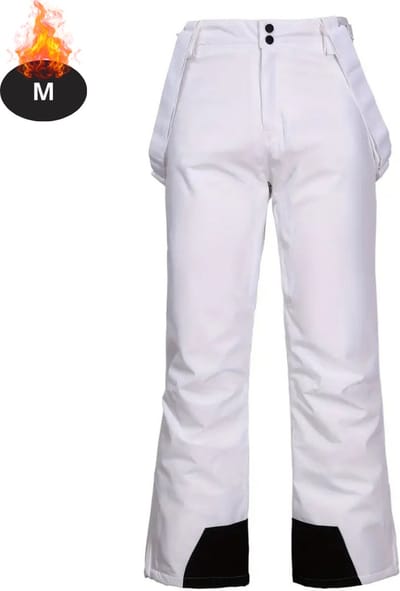 Livano Skibroek - Skipak - Snowboard Broek - Winterbroek - Sneeuwbroek - Dames - Wintersport - Wit - Maat M