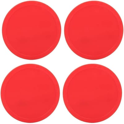 Set van 4 Plastic Air Hockey Pucks - Vervangende Schijven voor Thuis, Speelkamers en Spelletjesavonden met Vrienden