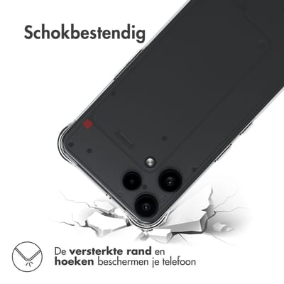 imoshion Hoesje - Geschikt voor Nothing Phone (3a) Lite - Shockproof Case - Transparant