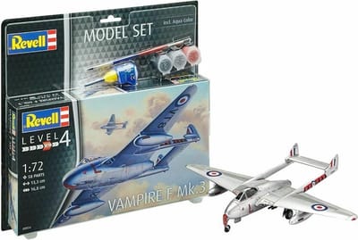 Vampire F Mk.3 + Aqua Color - 1:72 - Revell