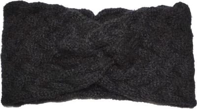 Gebreide Hoofdband / Haarband Zwart | Acryl / Polyester | Fashion Favorite