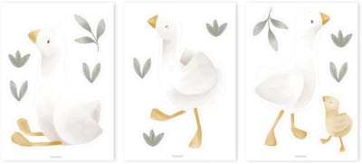 Little Dutch Muurstickers - Little Goose - 3 Sheets