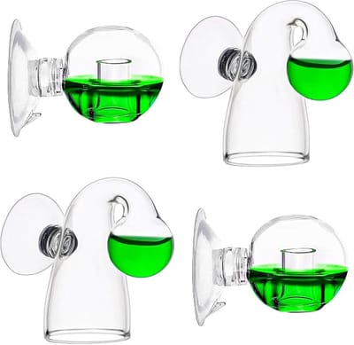 Solidchoice - CO2 Monitoring Set voor Aquariums met 4 Glazen Testers