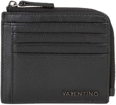 VALENTINO Leren kaarthouder Fort Card Holder Nero zwart