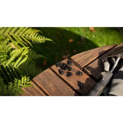 Vitavia - Staalbouten-set - Tuinserre Accessoires - Staal - Zwart