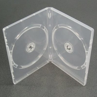 By shayne - Amaray DVD Case - Dubbel DVD-hoesje - Geschikt voor 2 schijven - 14mm - Ideaal voor opslag - Perfect voor DVD-collecties