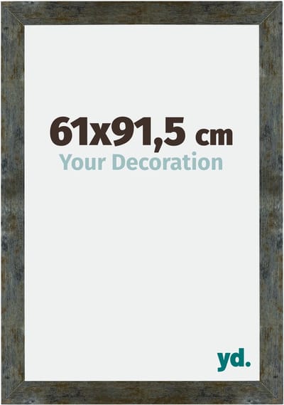 Your Decoration - Fotolijst 61x91,5 cm - MDF - Blauw Goud Gemeleerd - Mura