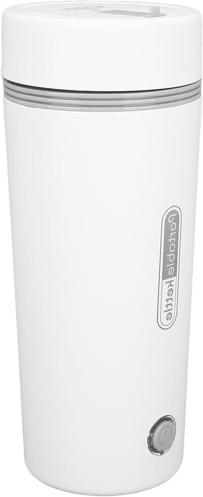 Draagbare Waterkoker - Reis Kettle - Warm Drank Maken - Lekvrij Deksel - 350 ml - Zilver