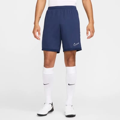 Nike dri-fit academy25 short in de kleur marine.