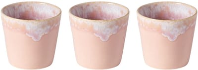 Costa Nova Koffiekopjes Grespresso Soft Pink 190 ml - 3 stuks