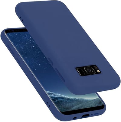 Cadorabo Hoesje geschikt voor Samsung Galaxy S8 PLUS in LIQUID BLAUW - Beschermhoes gemaakt van flexibel TPU silicone Case Cover