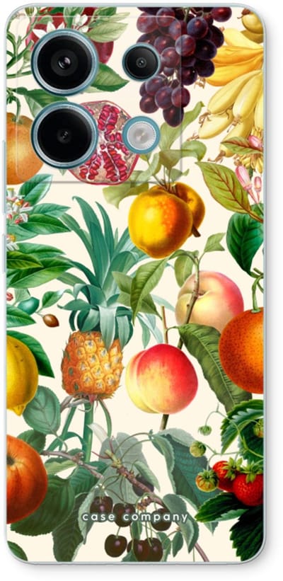 Case Company® - Hoesje geschikt voor Xiaomi Poco X6 hoesje - Classic Flora - Soft Cover Telefoonhoesje - Bescherming aan alle Kanten en Schermrand
