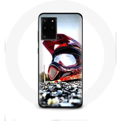 Coque maniacase pour Samsung Galaxy S11 Plus Casque MotoCross
