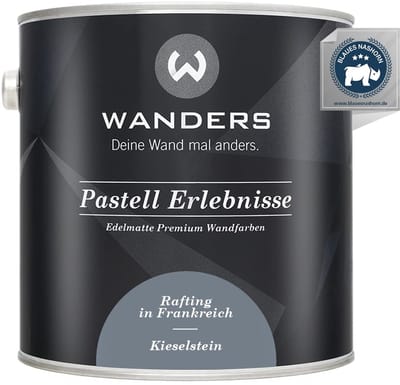 Wanders Muurverf - Edelmatte Krijtverf voor Hout en Meubels - Middel Grijsblauw - 2,5L