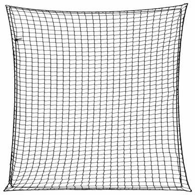 vidaXL - Aanhangwagennet - elastisch - touw - 3x3 - m - polypropeen - zwart