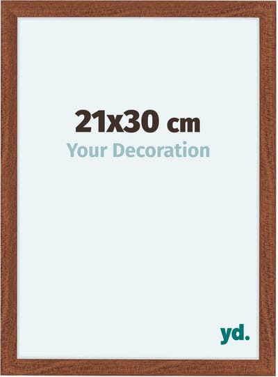 Your Decoration - Fotolijst 21x30 cm - MDF - Walnoot - Como
