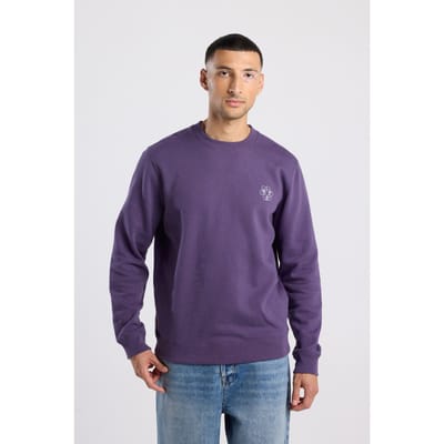 America Today Stephan Crew Mid Grey Melange Größe: S | Pullover Outlet | Herren | Grau