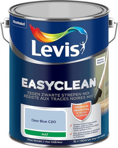 Levis - Easyclean Tegen Zwarte Strepen Mix - Clear Blue C20 - Mengverf - 5 L