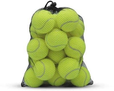 Tennisballen set van 20 - Oefentennisballen met hoge elasticiteit voor beginners en honden
