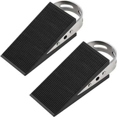 Zware Deurstopper Met Antislip Rubber Voor Binnengebruik – 2 Stuks