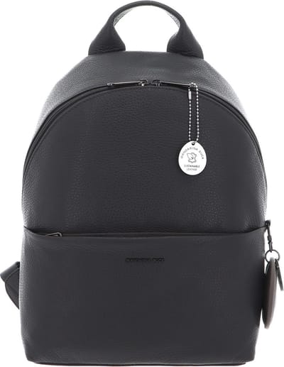 MANDARINA DUCK Leren Vrije tijd rugzak Rugzak Mellow Leather Backpack Stormy Weather Donkergrijs