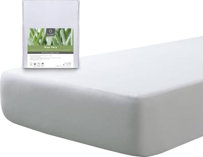 Tural - Matrasbeschermer met Aloë Vera-behandeling. Waterdicht en ademend. 100% katoenen badstof. Maat 80x190/200 cm