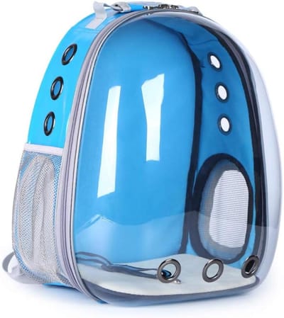 Transparante Rugzak - Draagbare Kattenmand - Reizen met Huisdier - Ventilatie en Zicht - 33 x 28 x 44 CM