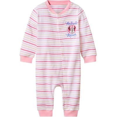 LUPILU Baby pyjama (Roze/gestreept, 50/56)