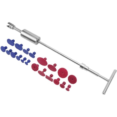 Auto Deuk Reparatie Kit T-Stang Trekker Verstelbaar Universeel voor Motorfiets Koelkast Wasmachine gray