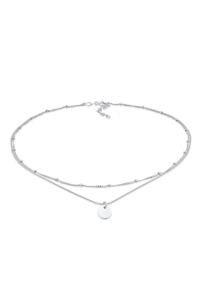 Elli - Halsketting - Dames Choker Laagje in 925 sterling zilver verguld - Dames