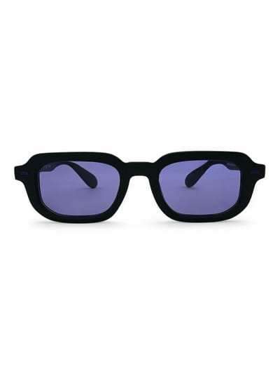 The Brand Remarkable – Zonnebril Unisex – Zonnebril Dames – Zonnebril Heren – Vierkante Zonnebril – Paars / Zwart – UV400 – Luxe, Duurzame & Trendy Zonnebril – Designer Zonnebril – Mode Zonnebril 2025 – Inclusief Beschermhoes – Polariserend Look