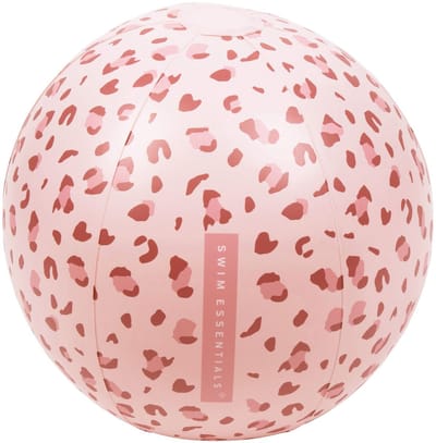 Swim Essentials Strandbal Opblaasbaar - Old Pink Panterprint - Ø 51 cm