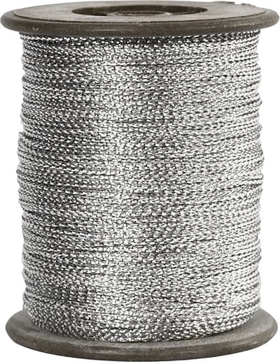 Creotime Zilverdraad, dikte 0,5 mm, zilver, 100 m