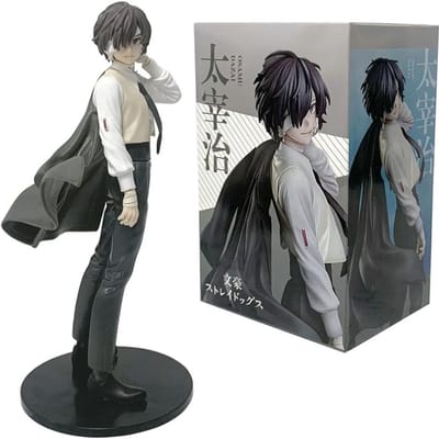 Nieuw 23cm Bungou Stray Dogs Anime Model Kijk Omhoog Nakajima Atsushi Actiefiguur Dazai Osamu Figuur PVC Set Speelgoed