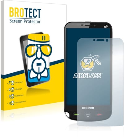 Screenprotector voor Brondi Amico Dual Sim Beschermglas transparant
