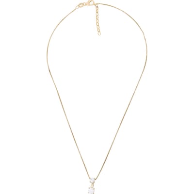 Orphelia ZH-7128/G - CHAIN WITH PENDANT ZIRCONIUM- 925 silver - cubic zirkonia - 45 cm