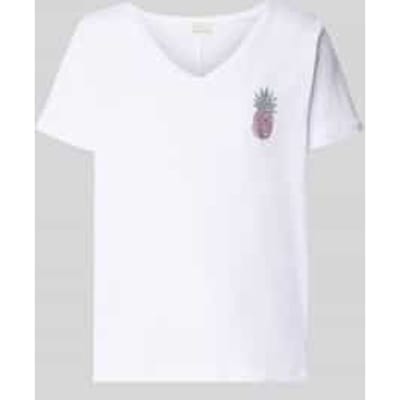 Regular fit T-shirt van puur katoen