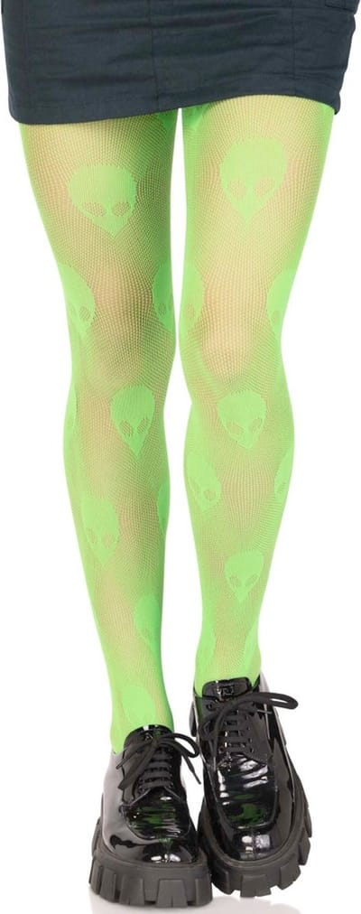 Leg Avenue - Alien Kostuum - Out Of Space Alien Panty - Groen - One Size - Halloween - Verkleedkleding