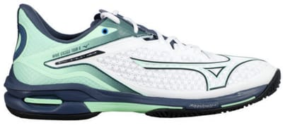 Mizuno Tennisschoen Padelschoen Wave Exceed Tour 6 CC Heren Wit Mint