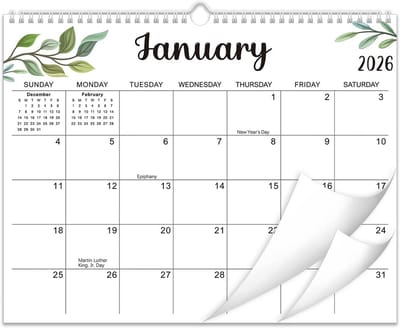 Wandkalender 2025-2026 | 18 Maanden Academisch Overzicht | Juli 2025 t/m December 2026
