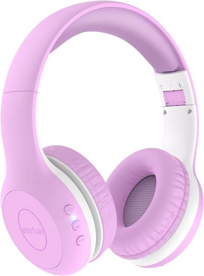 Bluetooth Hoofdtelefoon voor Kinderen met Volumeregeling, Draadloze Verbinding en 45 Uur Batterijduur